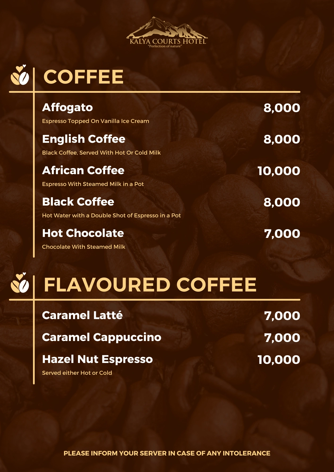 Flavoured Coffee