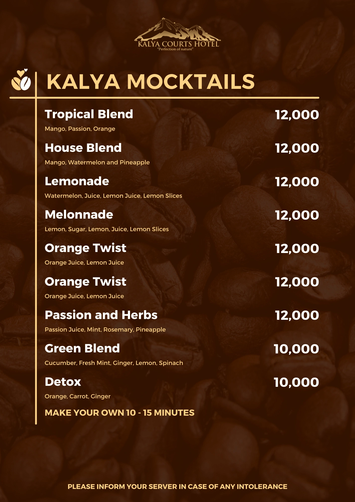 Kalya Mocktails